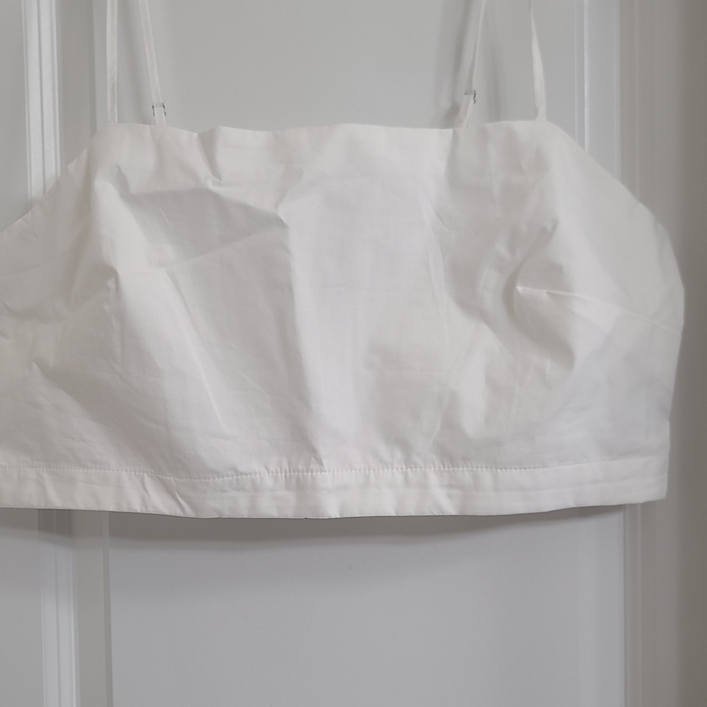 Banana Republic Factory Ivory Crop Top